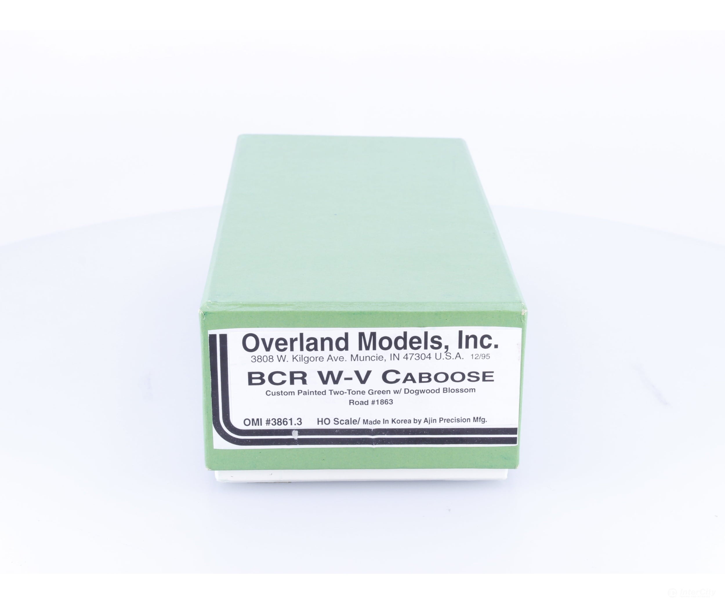 Overland OMI-3861.3 HO Brass Wide Vision Caboose BC Rail (BCOL) 1863 - Freight Cars