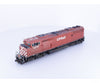 Overland OMI-5155 HO Brass SD40-2F Wide Body and Cab Diesel Locomotive Weathered Canadian Pacific (CP) 9010 Analog DC