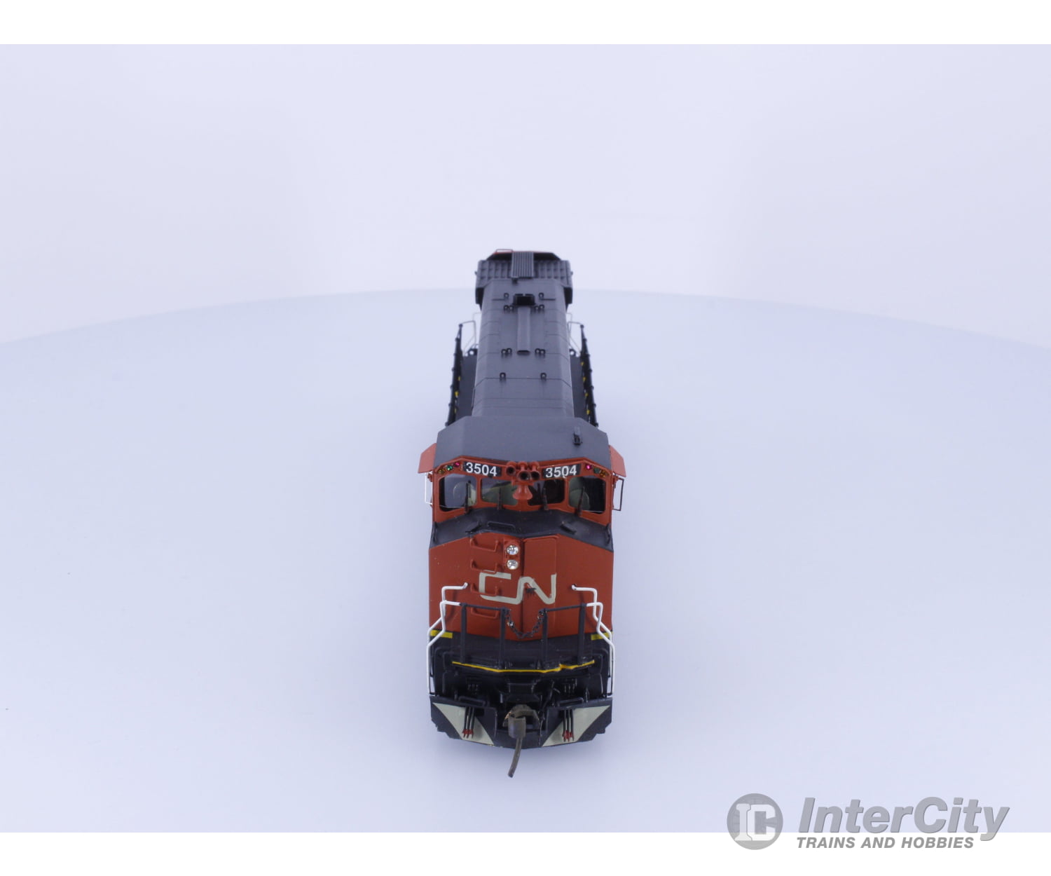 Overland OMI-5277 HO Brass M420W Painted and Slight Weathering. Canadian National (CN) 3504 Analog DC Locomotives