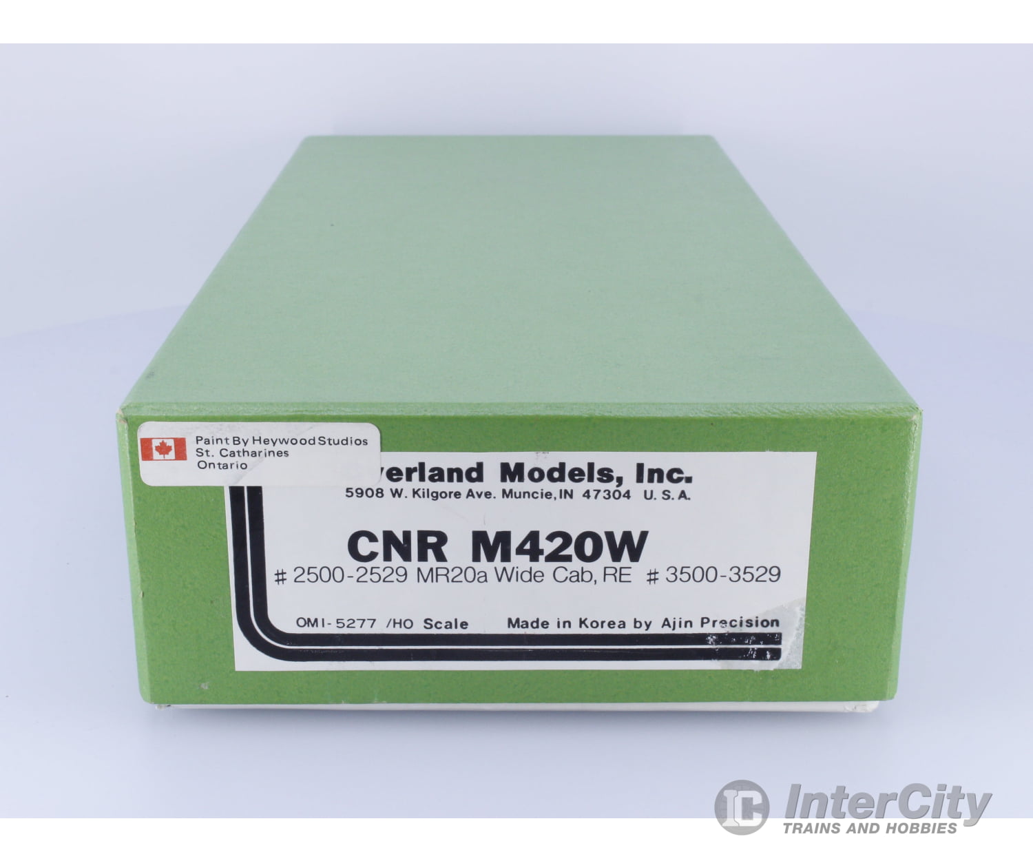 Overland OMI-5277 HO Brass M420W Painted and Slight Weathering. Canadian National (CN) 3504 Analog DC Locomotives