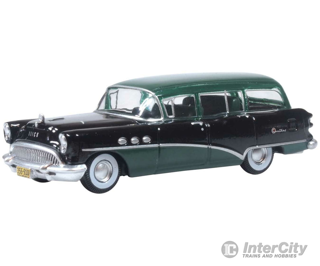 Oxford Diecast Ho 87Bce54002 1954 Buick Century Estate Station Wagon - Assembled -- Baffin Green