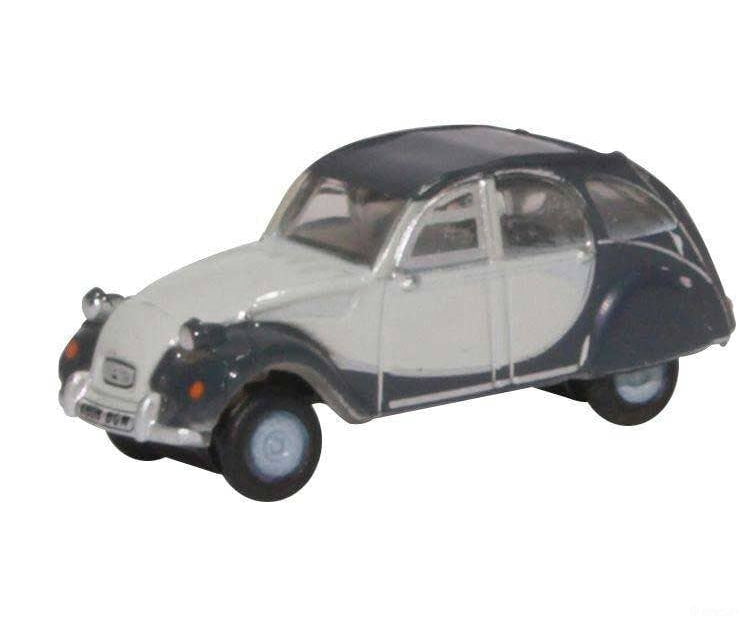 Oxford Diecast N NCT006 Citroen 2CV - Assembled - 2-Tone Gray - Cars & Trucks