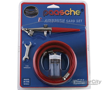 Paasche Airbrush Company 32 H Series - Carded Set -- Size #3: Medium 1/32 To 1-1/4 Tools