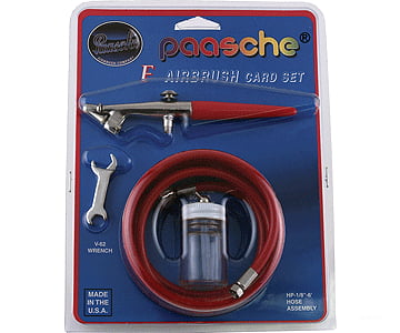 Paasche Airbrush Company 32 H Series - Carded Set -- Size #3: Medium 1/32 To 1-1/4 Tools