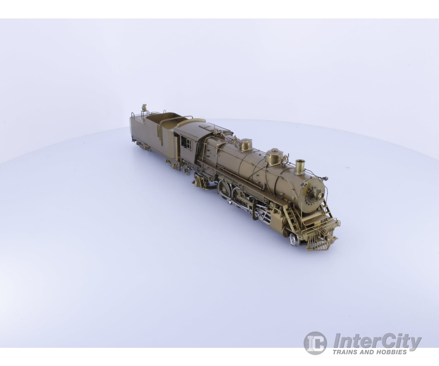 Pacific Fast Mail 01282 HO Brass 0-1 Class 2-8-2 3100 Series w Rectangular Tender Steam Locomotive #1 Great Northern