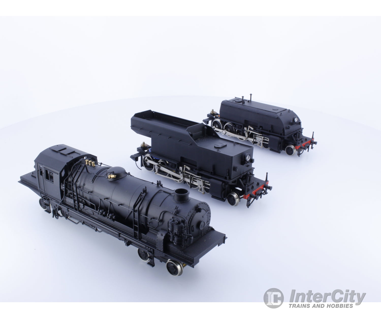 Pacific Fast Mail Brass Ho Beryer-Garrett 4-8-4 + 4-8-4 Analog Dc Locomotives