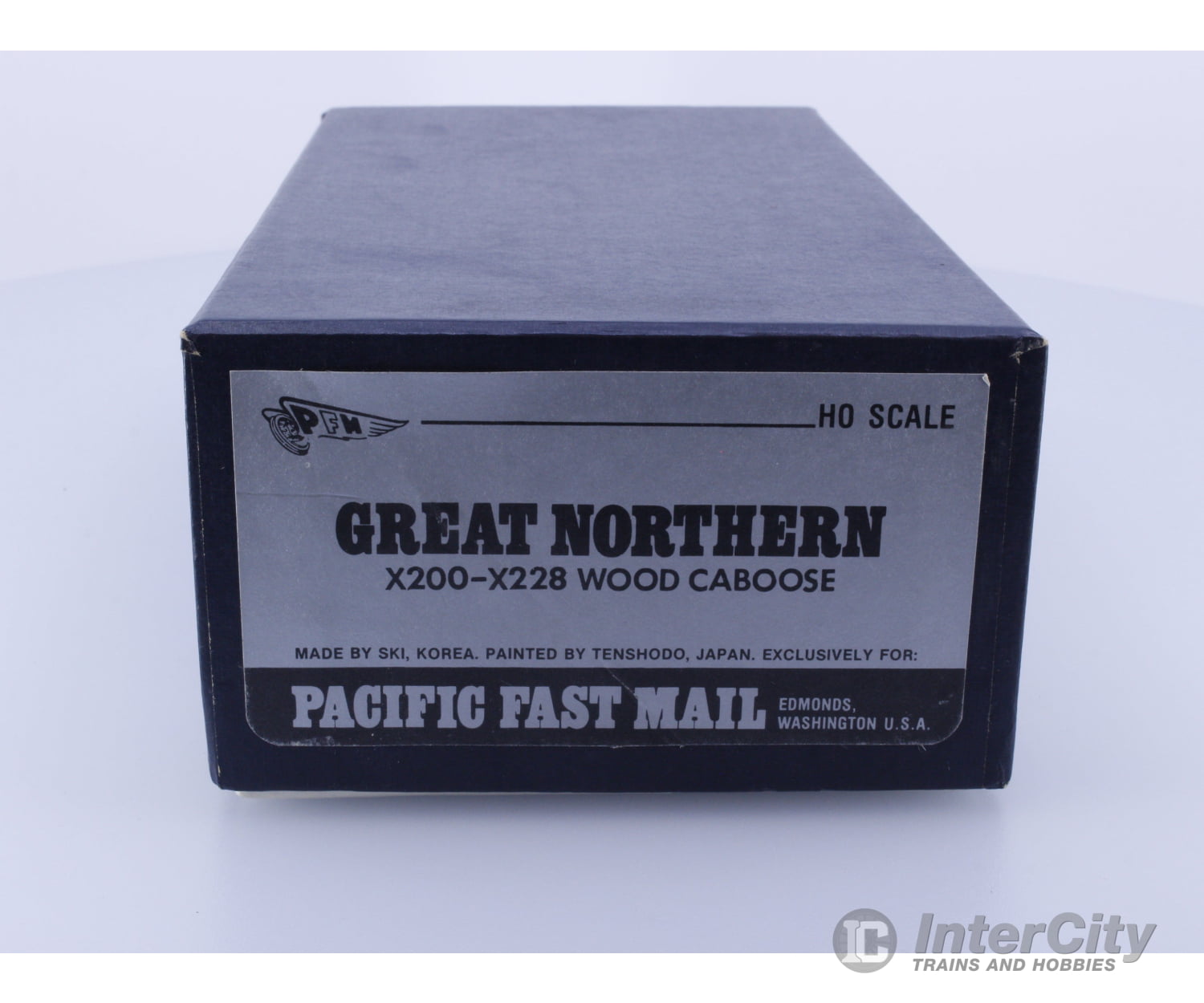 Pacific Fast Mail GNX58CAB HO Brass Painted X58 Caboose Great Northern (GN) X58 Freight Cars