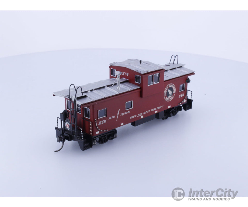Pacific Fast Mail GNX58CAB HO Brass Painted X58 Caboose Great Northern (GN) X58 Freight Cars