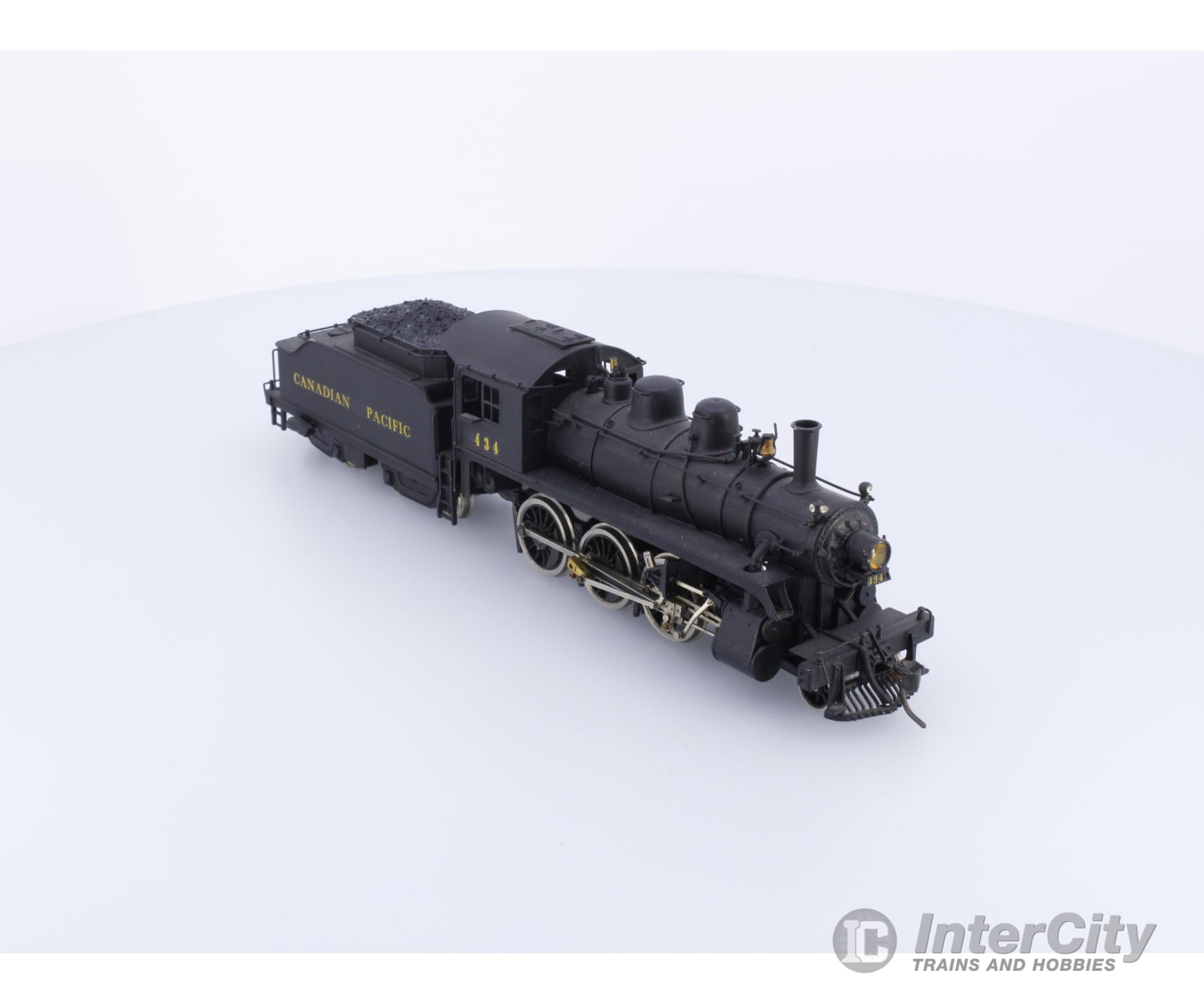 Pacific Pike 62RU HO Brass 4-6-0 Class D4g Ten Wheeler Painted Canadian Pacific (CP) 434 Analog DC Locomotives
