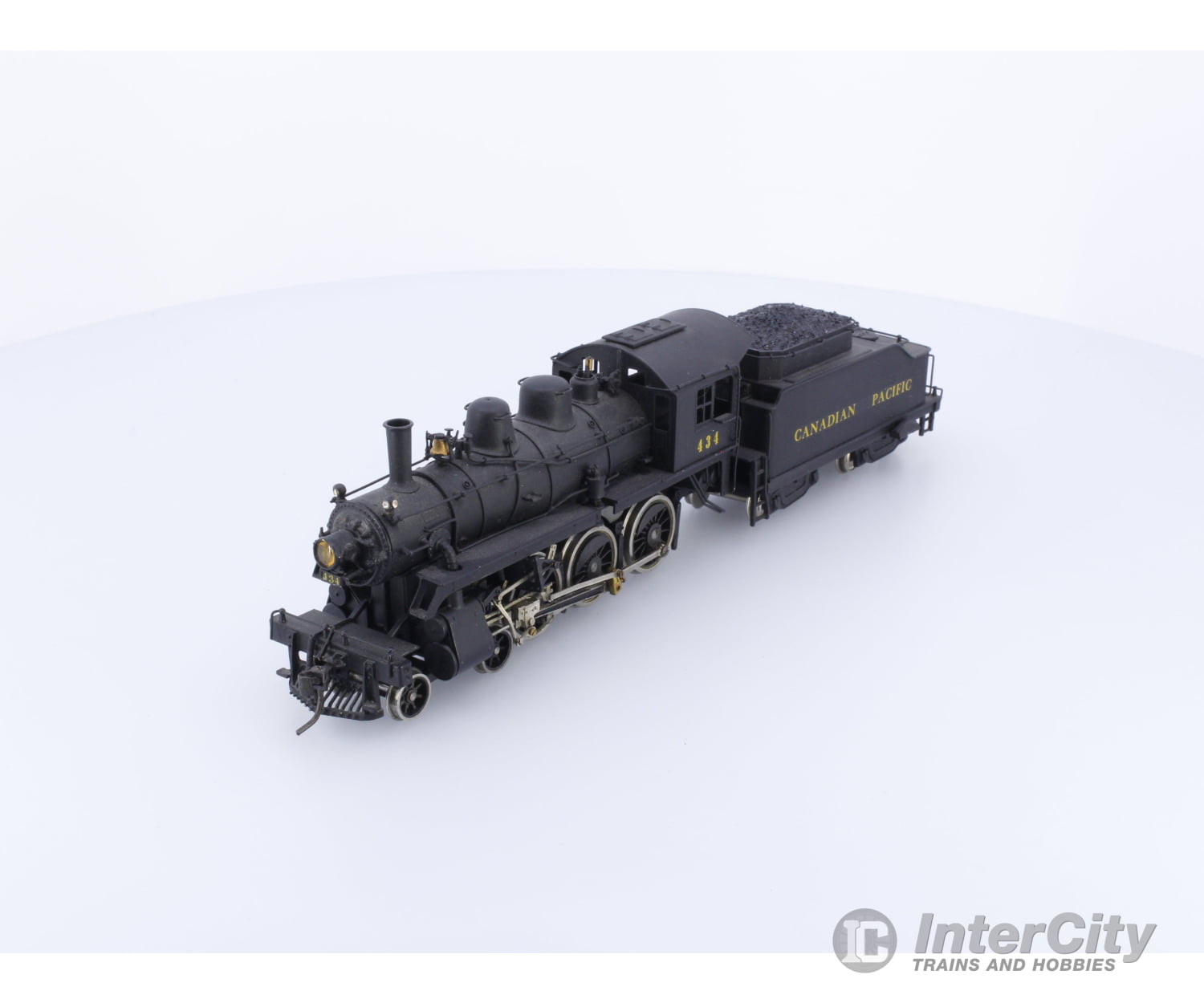 Pacific Pike 62RU HO Brass 4-6-0 Class D4g Ten Wheeler Painted Canadian Pacific (CP) 434 Analog DC Locomotives