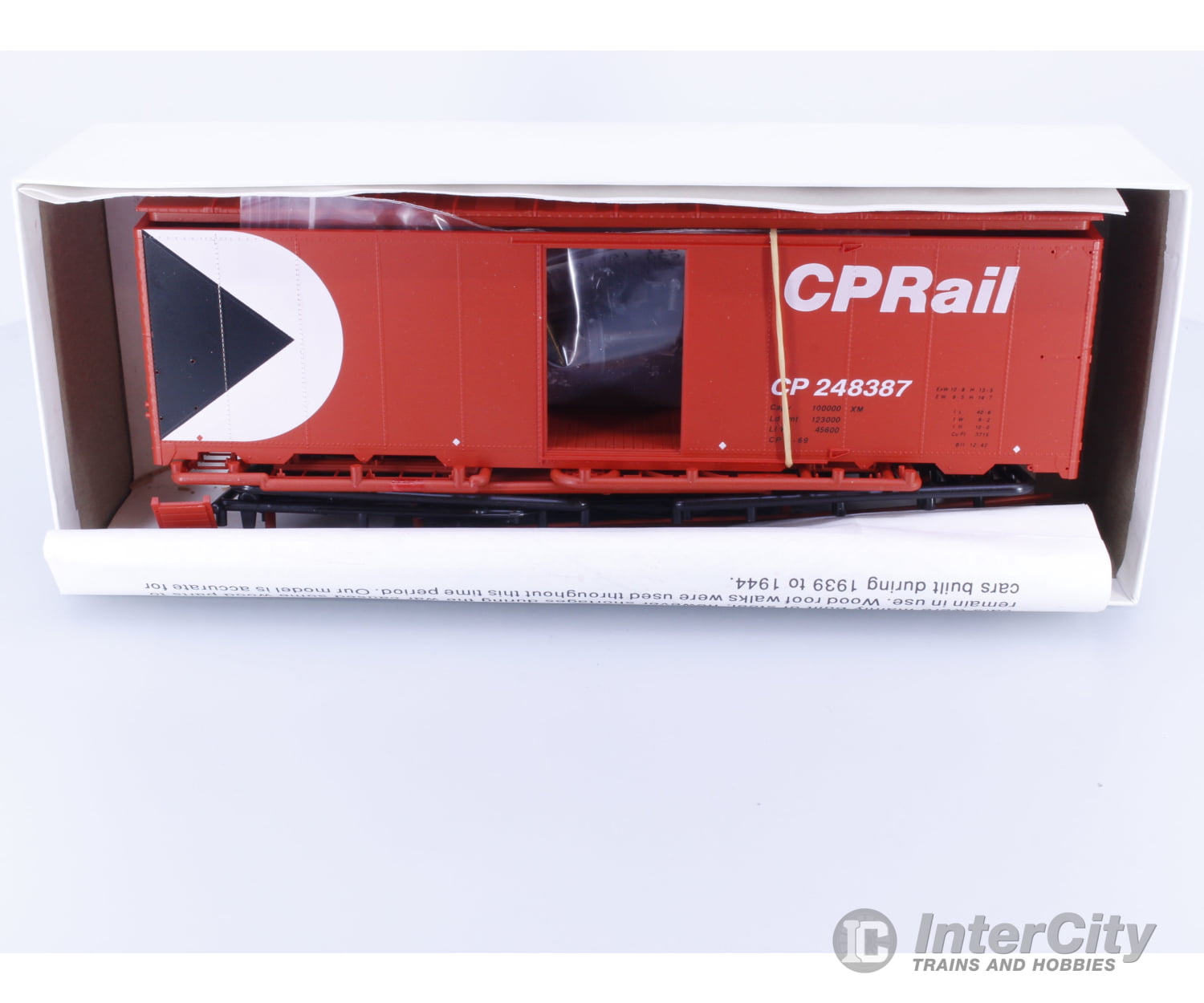 Pacific Rail Shops 248387 S 1937 AAR 40’ Box Car Kit Canadian Pacific (CP) 248387 Freight Cars
