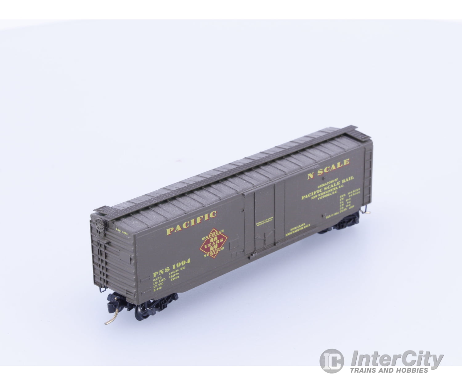 Pacific Scale Rail PNS1994 N Pacific N Scale 20 Year Anniversary 50’ Boxcar PNS1994 Freight Cars