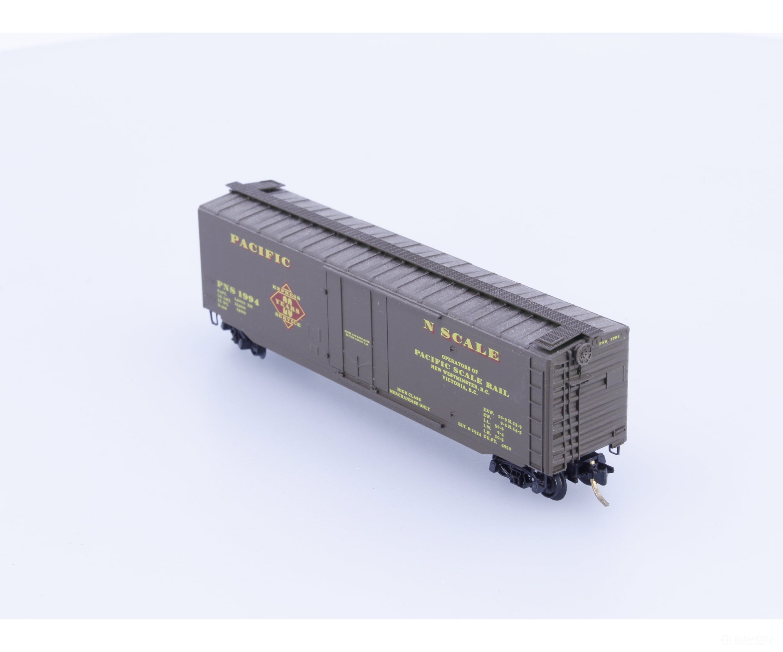 Pacific Scale Rail PNS1994 N Pacific N Scale 20 Year Anniversary 50’ Boxcar PNS1994 Freight Cars