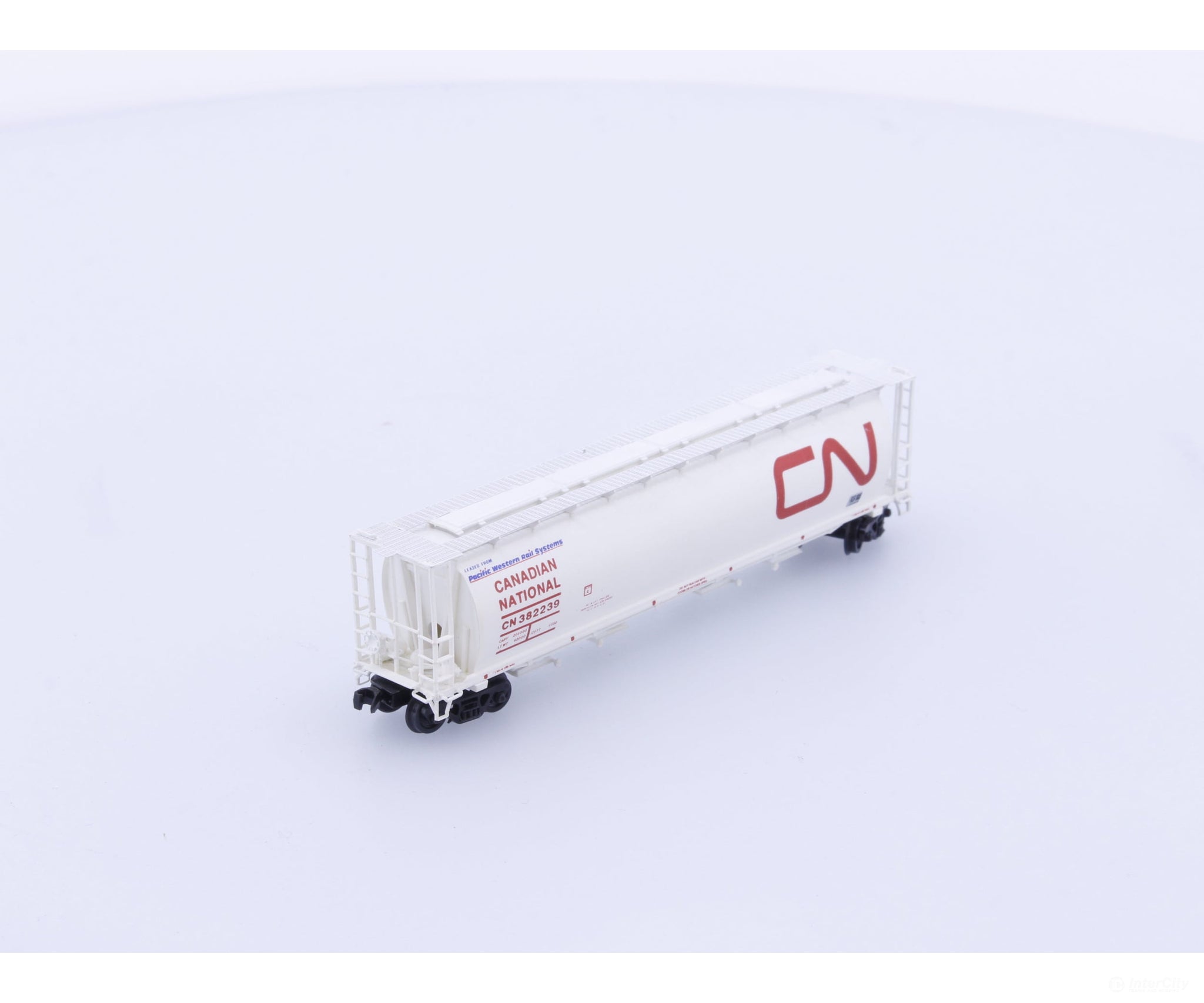 Pacific Western Rail Systems 1007-1 N 4 Bay Cylindrical Hopper Canadian National (CN) 362239 - Freight Cars