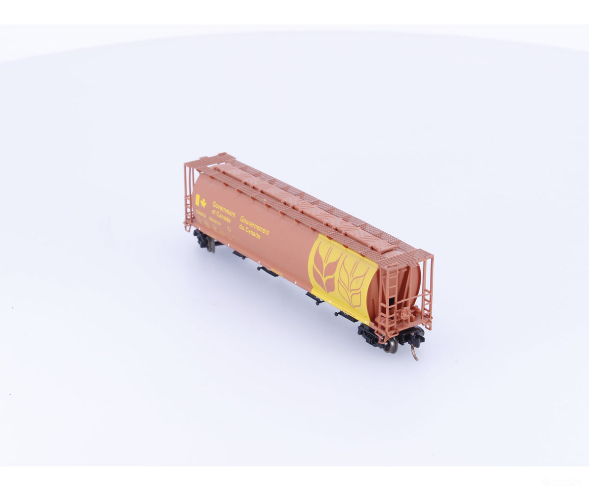 Pacific Western Rail Systems 1010-1G N 4 Bay Cylindrical Hopper Government of Canada (CNWX) 100934 - Freight Cars