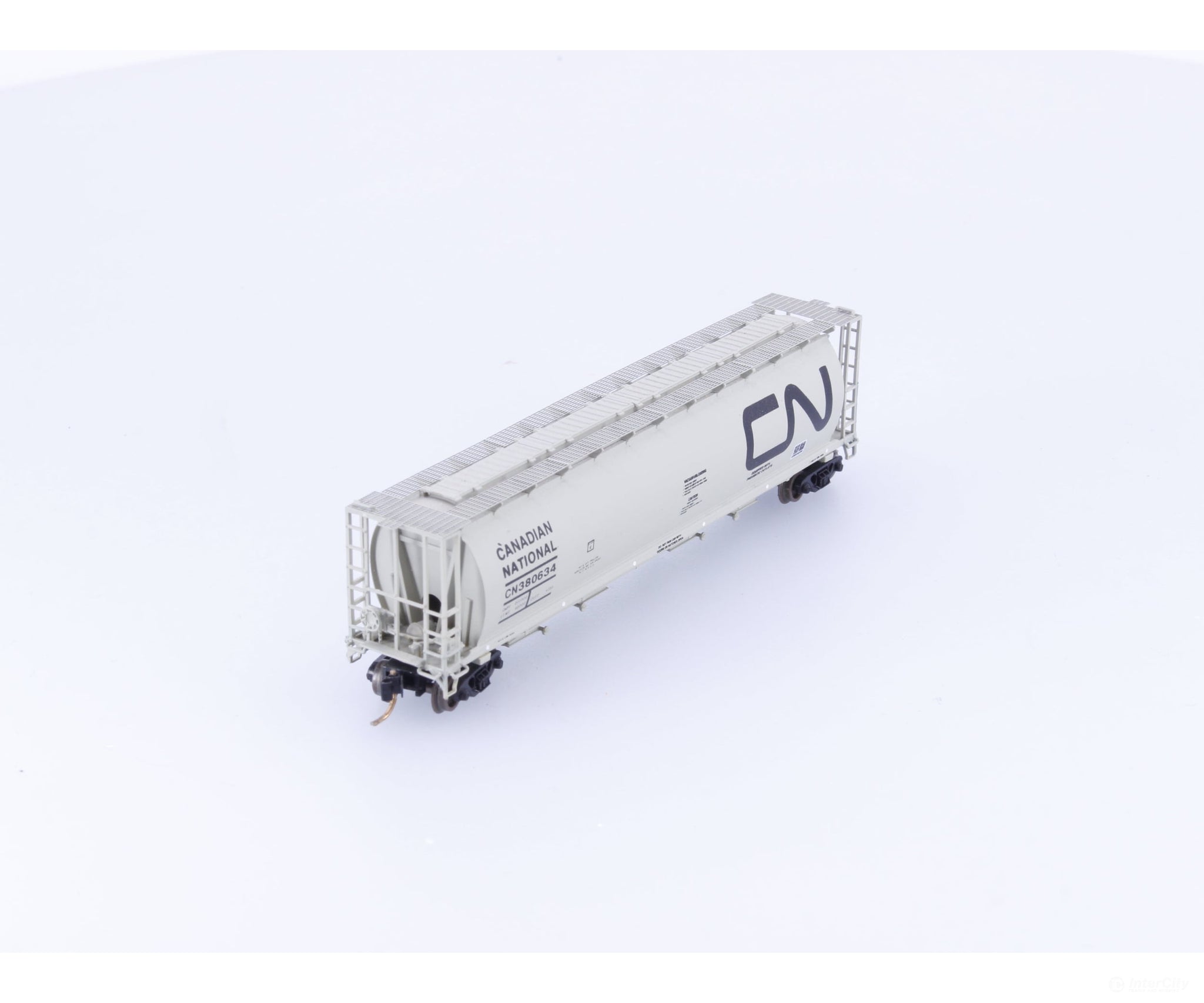 Pacific Western Rail Systems 1014-1A N 4 Bay Cylindrical Hopper Canadian National (CN) 380634 - Freight Cars