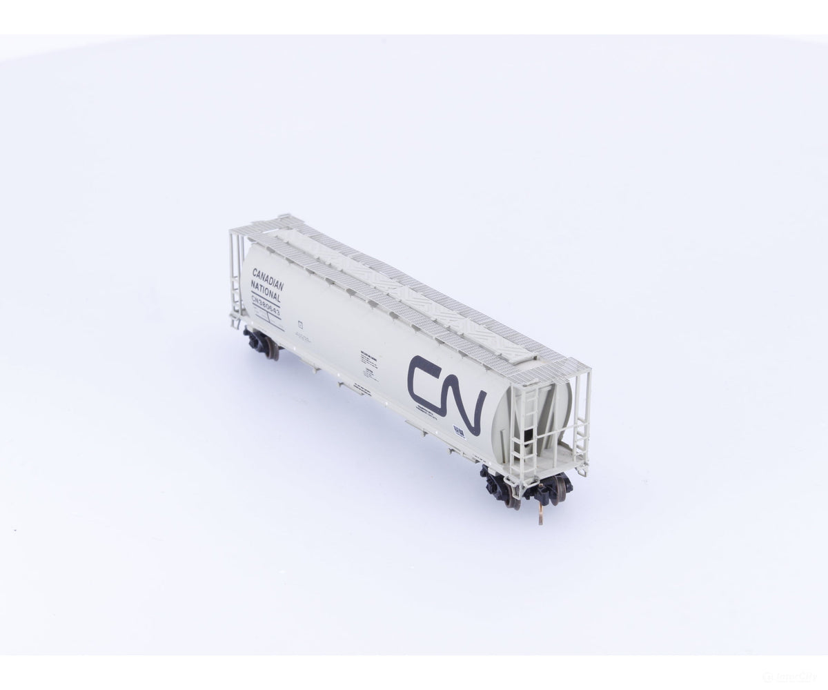 Pacific Western Rail Systems 1014-1B N 4 Bay Cylindrical Hopper Canadian National (CN) 380643 - Freight Cars