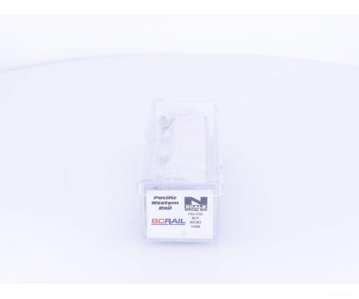 Pacific Western Rail Systems 1026B N 3 Bay PS2 Covered Hopper BC Rail (BCOL) 802363 - Freight Cars