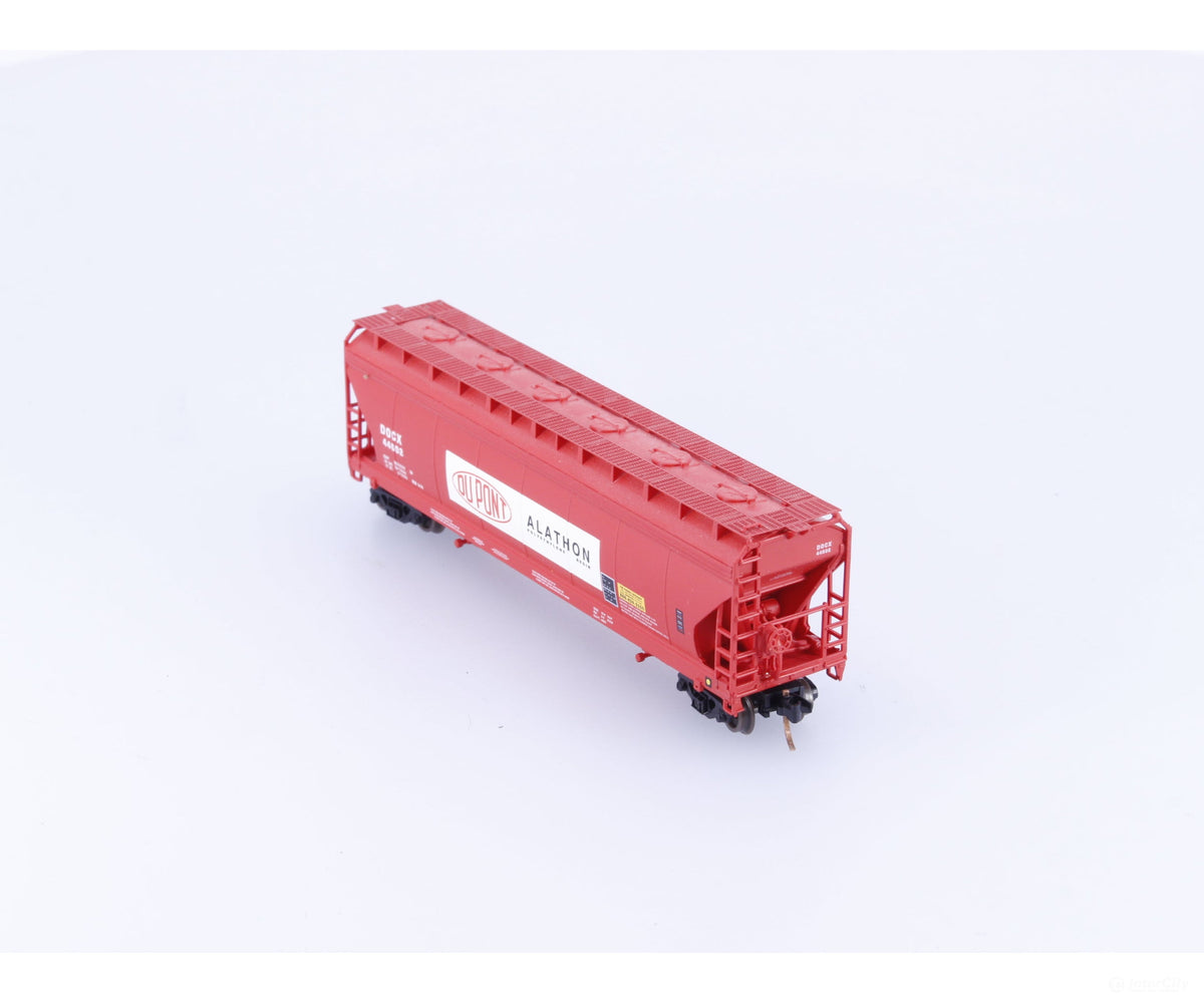 Pacific Western Rail Systems 1099A N 3 Bay Covered Hopper Car Dupont (DOCX) 44602 - Freight Cars