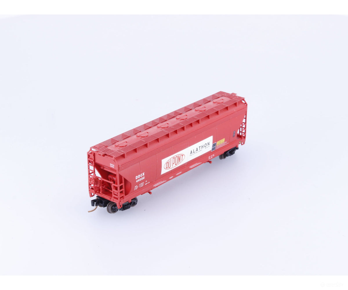 Pacific Western Rail Systems 1099A N 3 Bay Covered Hopper Car Dupont (DOCX) 44602 - Freight Cars