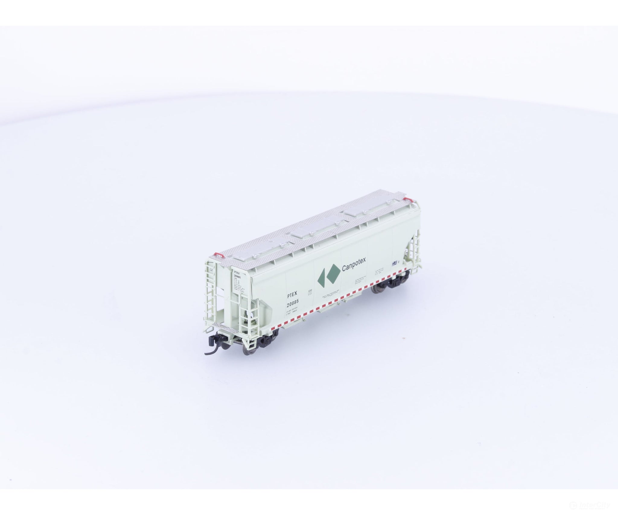 Pacific Western Rail Systems 11-12001001-08 N 3 Bay Covered Hopper Car Canpotex (PTEX) 20885 - Freight Cars