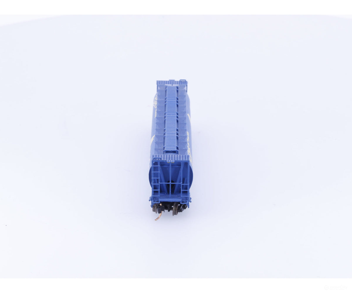 Pacific Western Rail Systems 1102D N 4 Bay Cylindrical Hopper Alberta Break Three Hills (APLX) 628249 - Freight Cars