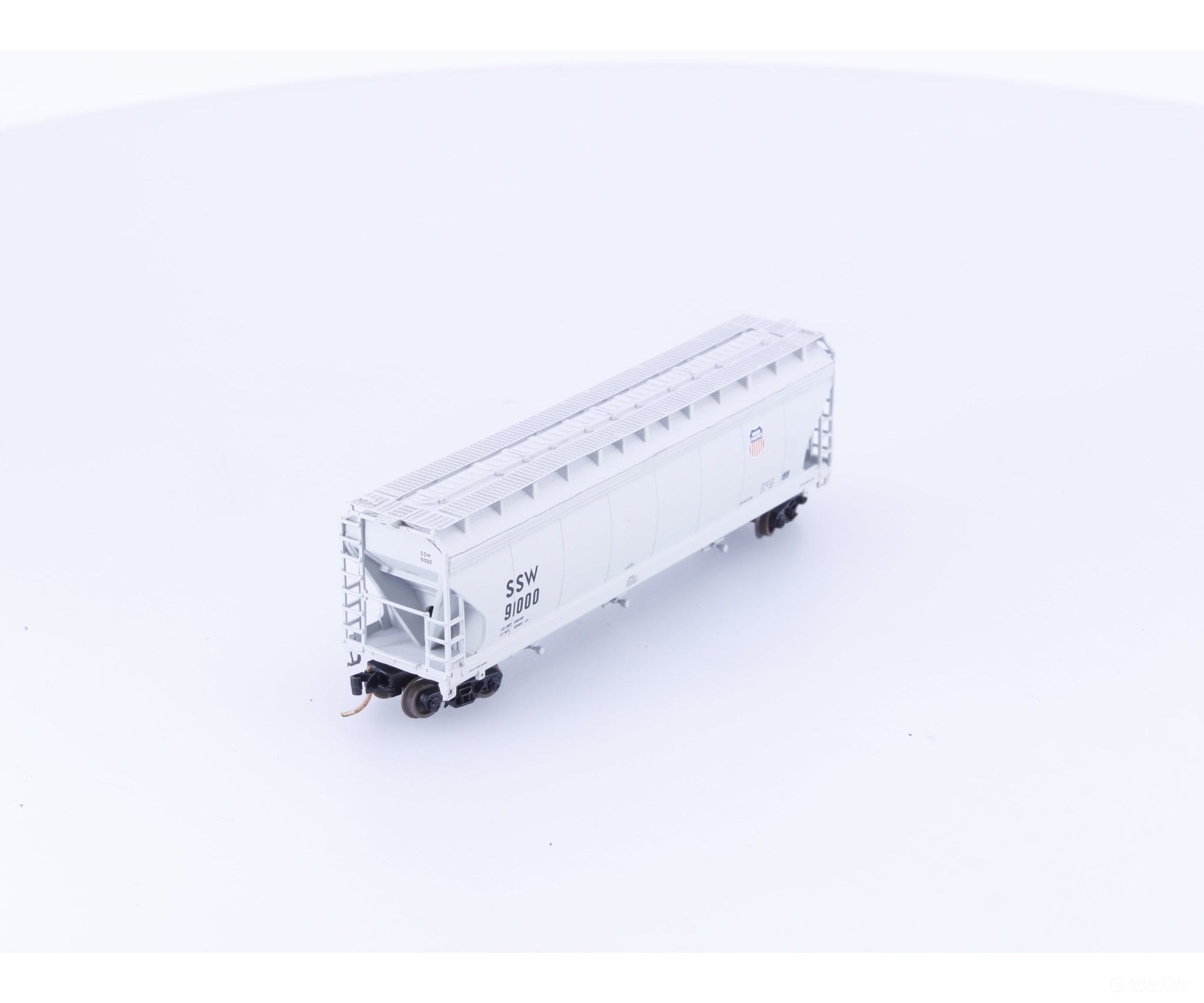 Pacific Western Rail Systems 1124S N 3 Bay ACF Covered Hopper St Louis Southwestern (SLSW/SSW) 91000 - Freight Cars