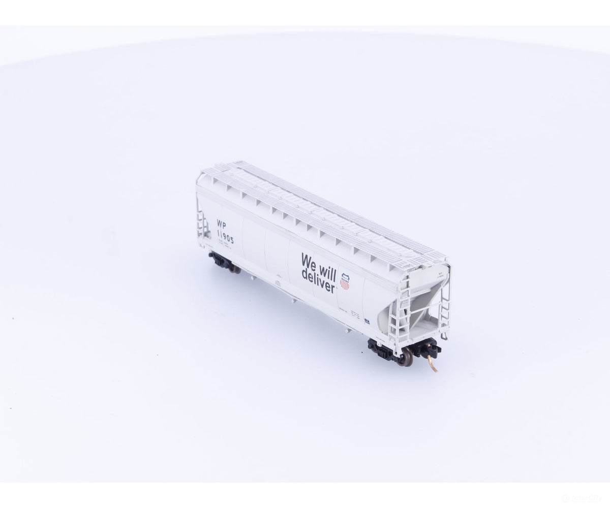 Pacific Western Rail Systems 1124V N 3 Bay ACF Covered Hopper Western Pacific (WP) 11905 - Freight Cars