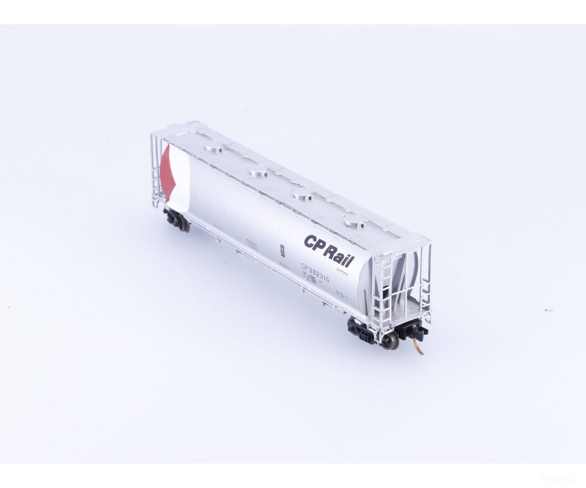 Pacific Western Rail Systems 1131I N 4 Bay Cylindrical Hopper Canadian Pacific (CP) 382315 - Freight Cars