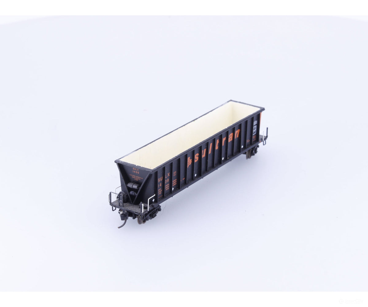 Pacific Western Rail Systems 1142CD N Bathtub Coal Car Sultran (SULX) 1409 - Freight Cars