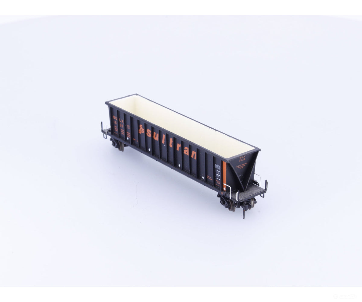 Pacific Western Rail Systems 1142DB N Bathtub Coal Car Sultran (SULX) 1530 - Freight Cars