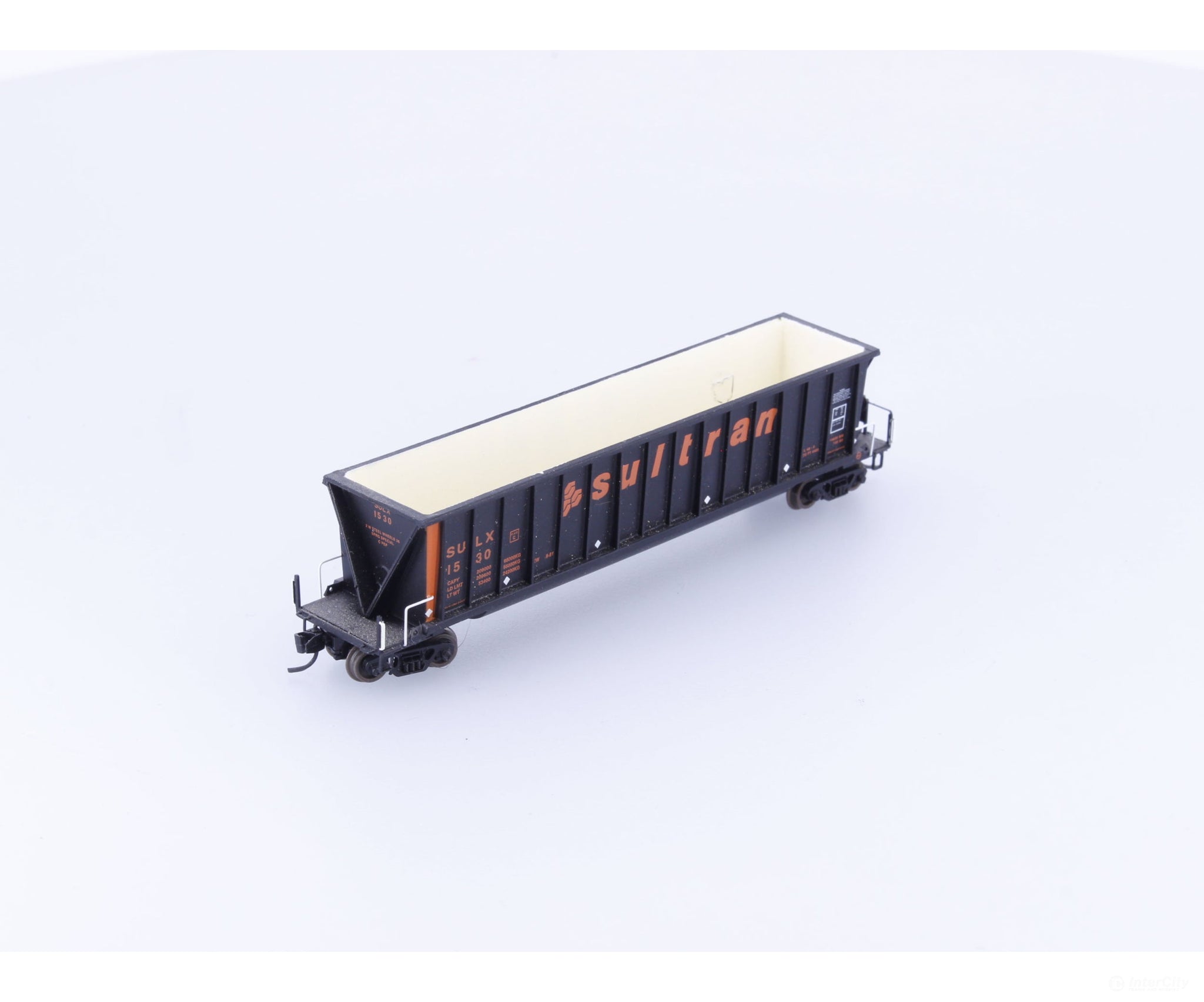 Pacific Western Rail Systems 1142DB N Bathtub Coal Car Sultran (SULX) 1530 - Freight Cars
