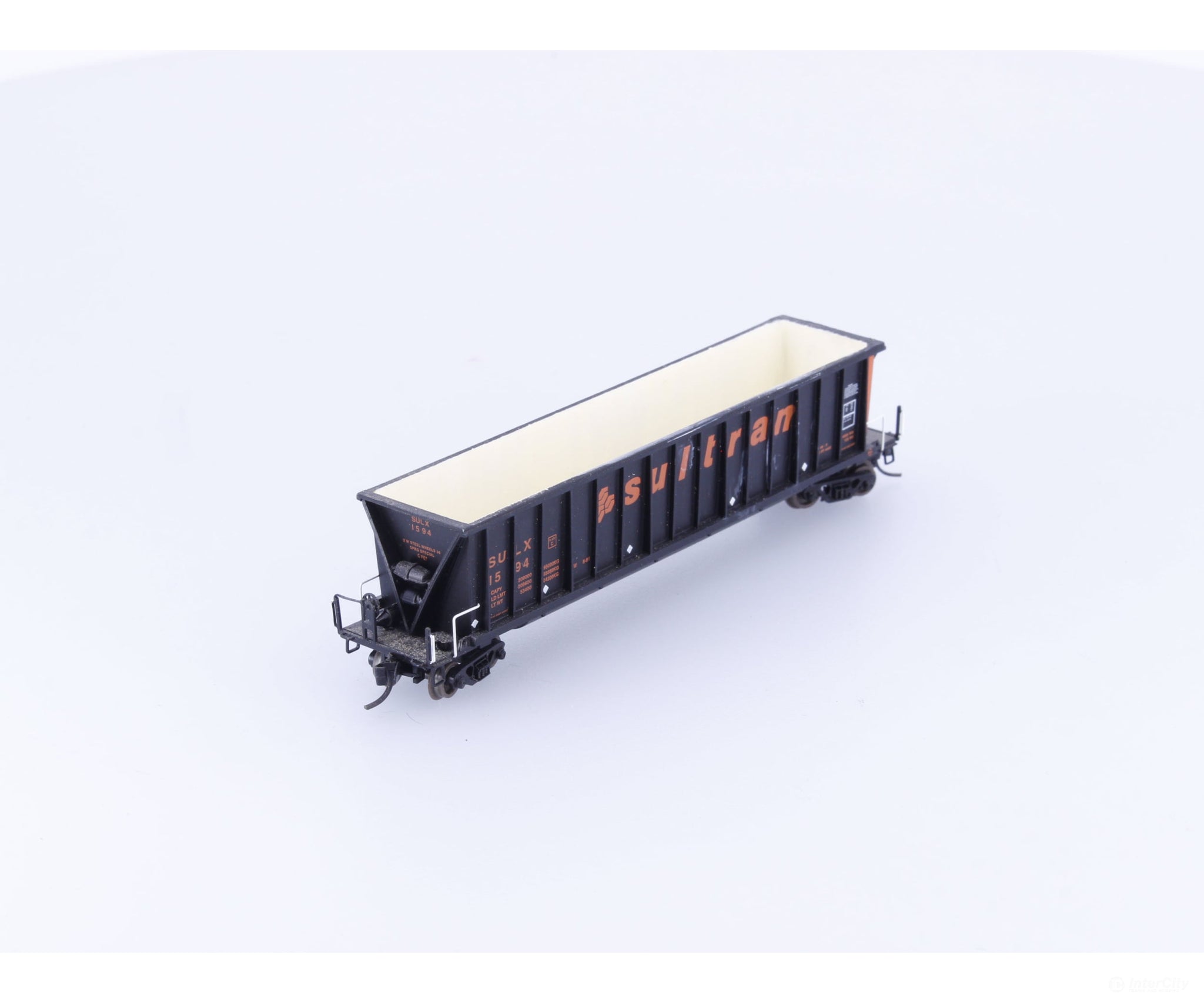 Pacific Western Rail Systems 1142DE N Bathtub Coal Car Sultran (SULX) 1594 - Freight Cars