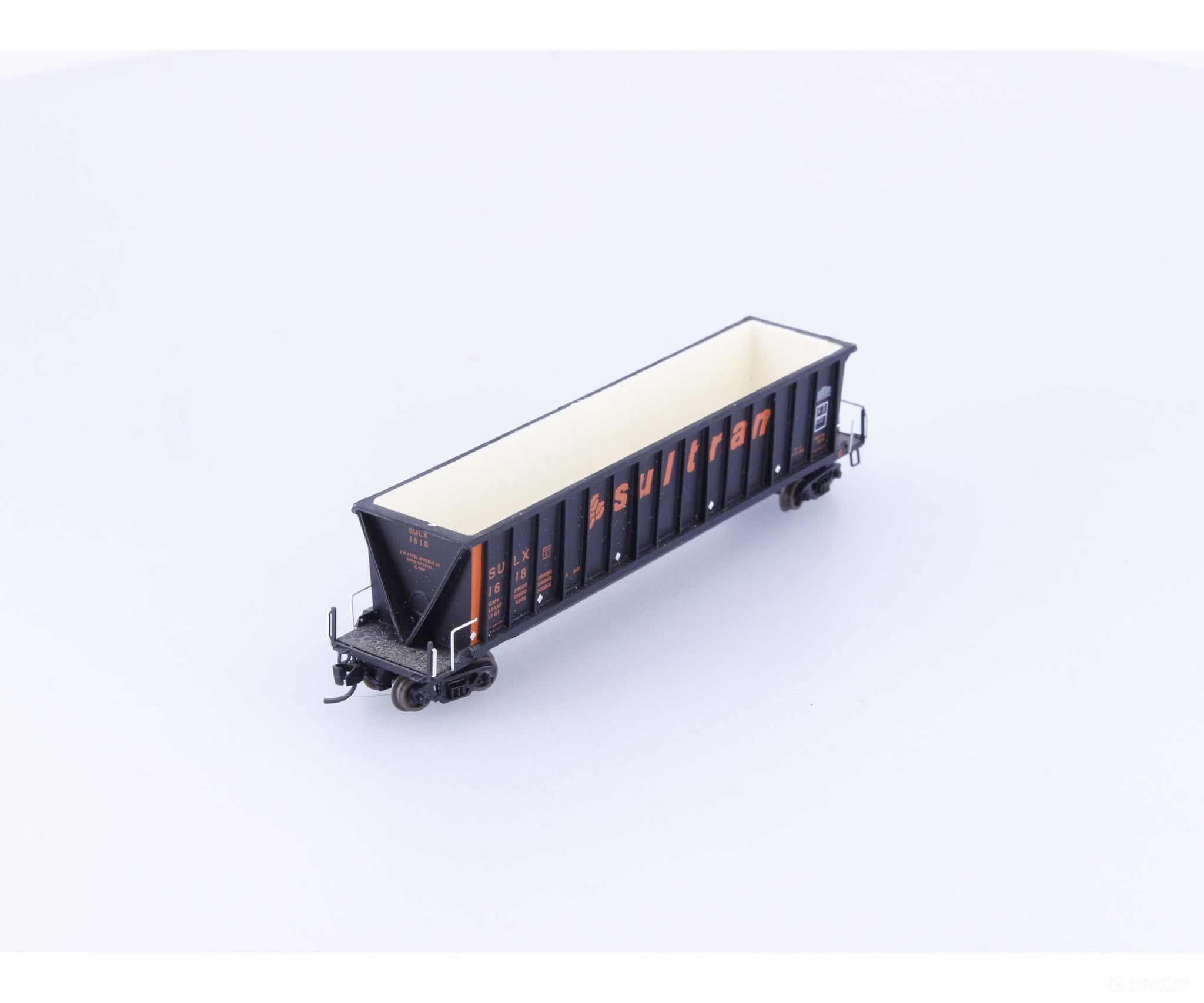 Pacific Western Rail Systems 1142DF N Bathtub Coal Car Sultran (SULX) 1618 - Freight Cars
