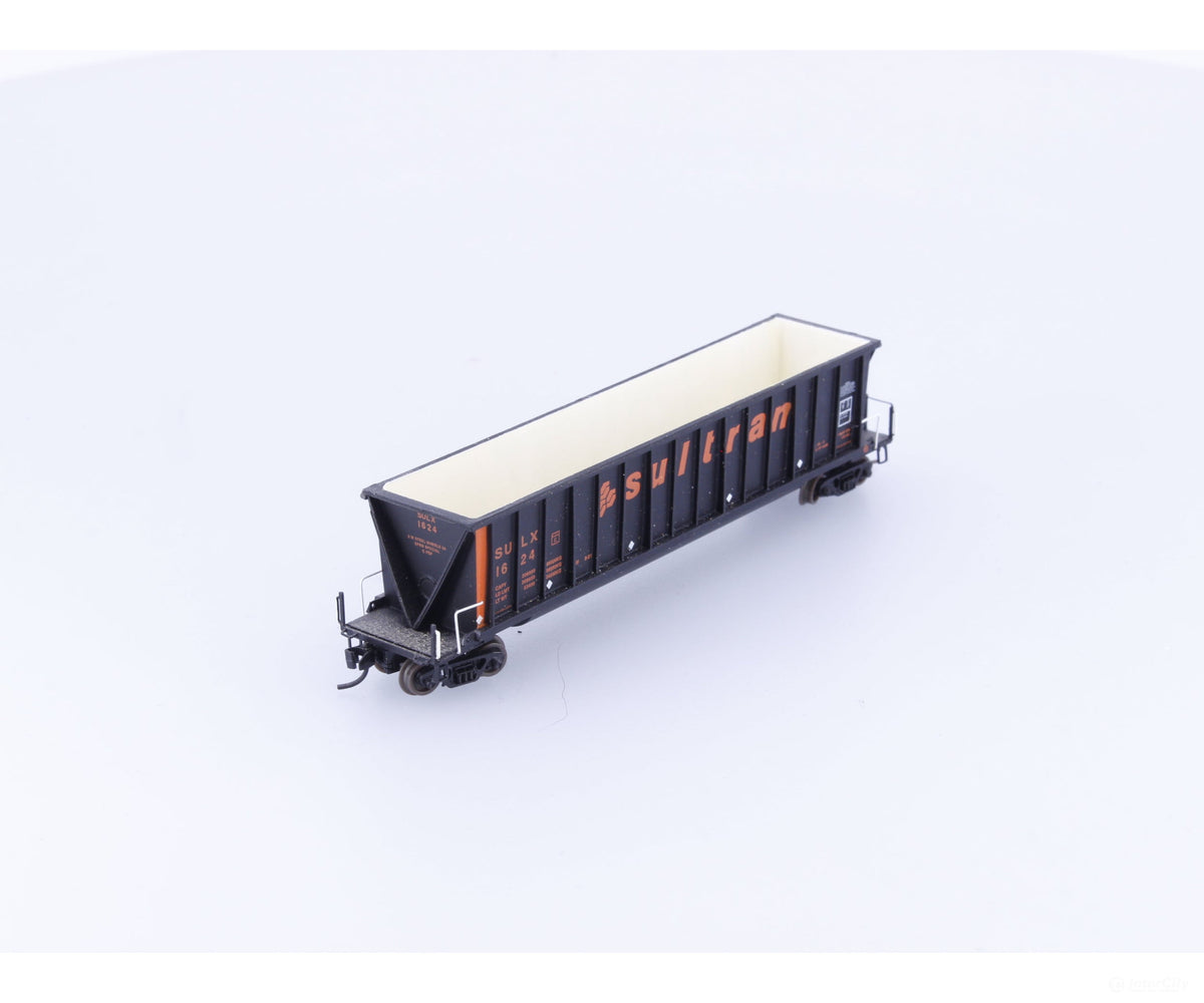 Pacific Western Rail Systems 1142DG N Bathtub Coal Car Sultran (SULX) 1624 - Freight Cars