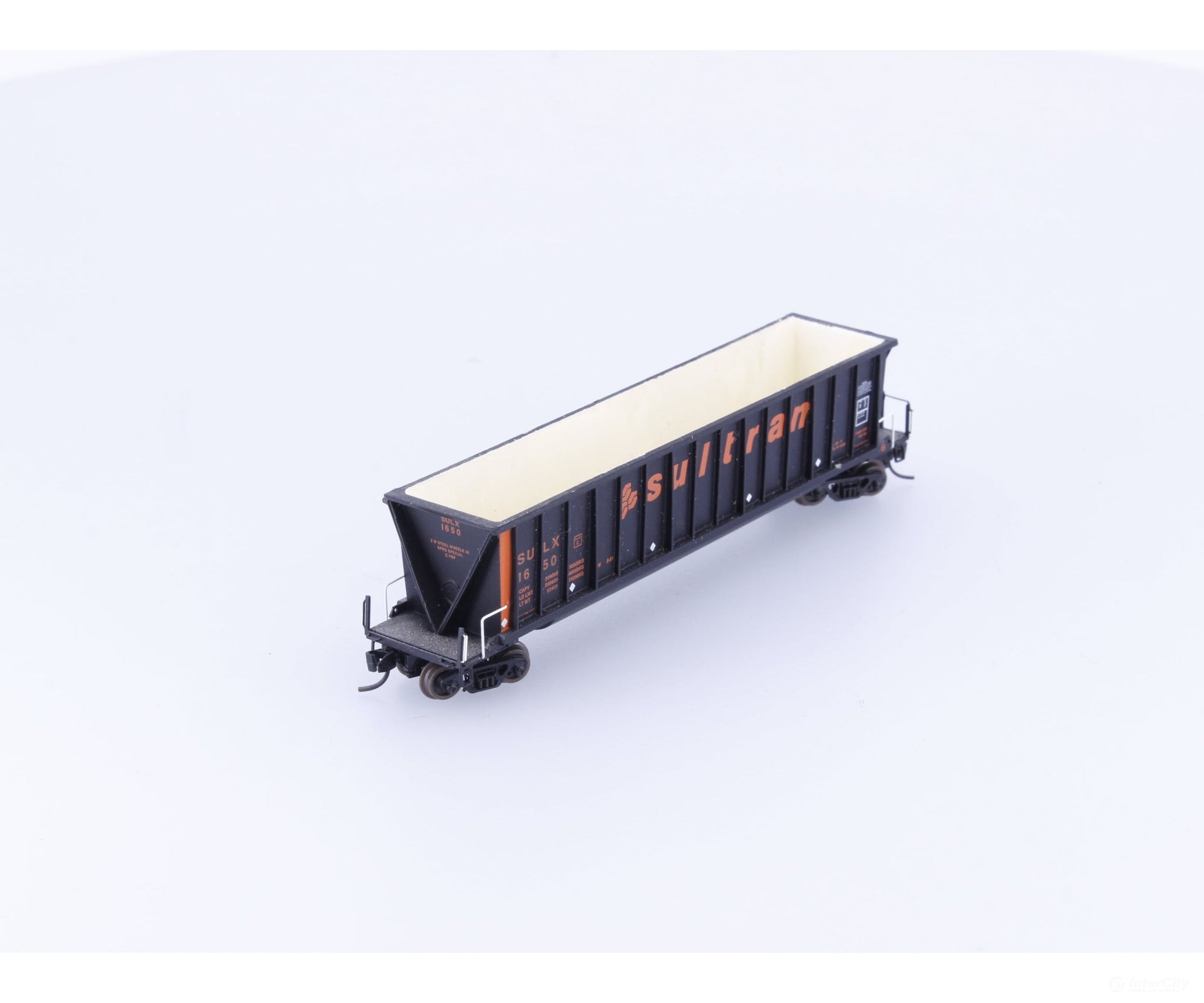 Pacific Western Rail Systems 1142DJ N Bathtub Coal Car Sultran (SULX) 1650 - Freight Cars