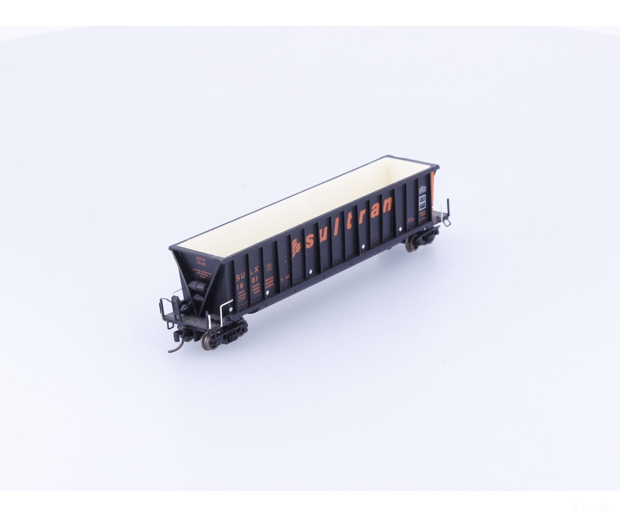 Pacific Western Rail Systems 1142DL N Bathtub Coal Car Sultran (SULX) 1681 - Freight Cars