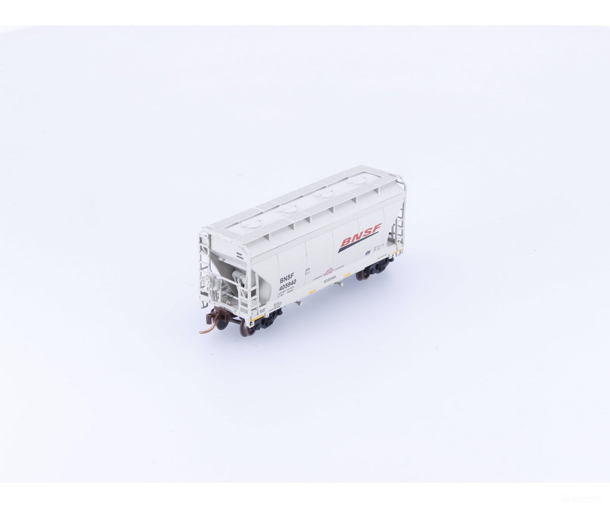 Pacific Western Rail Systems 1163A N 2 Bay Covered Hopper Burlington Northern Santa Fe (BNSF) 405940 - Freight Cars