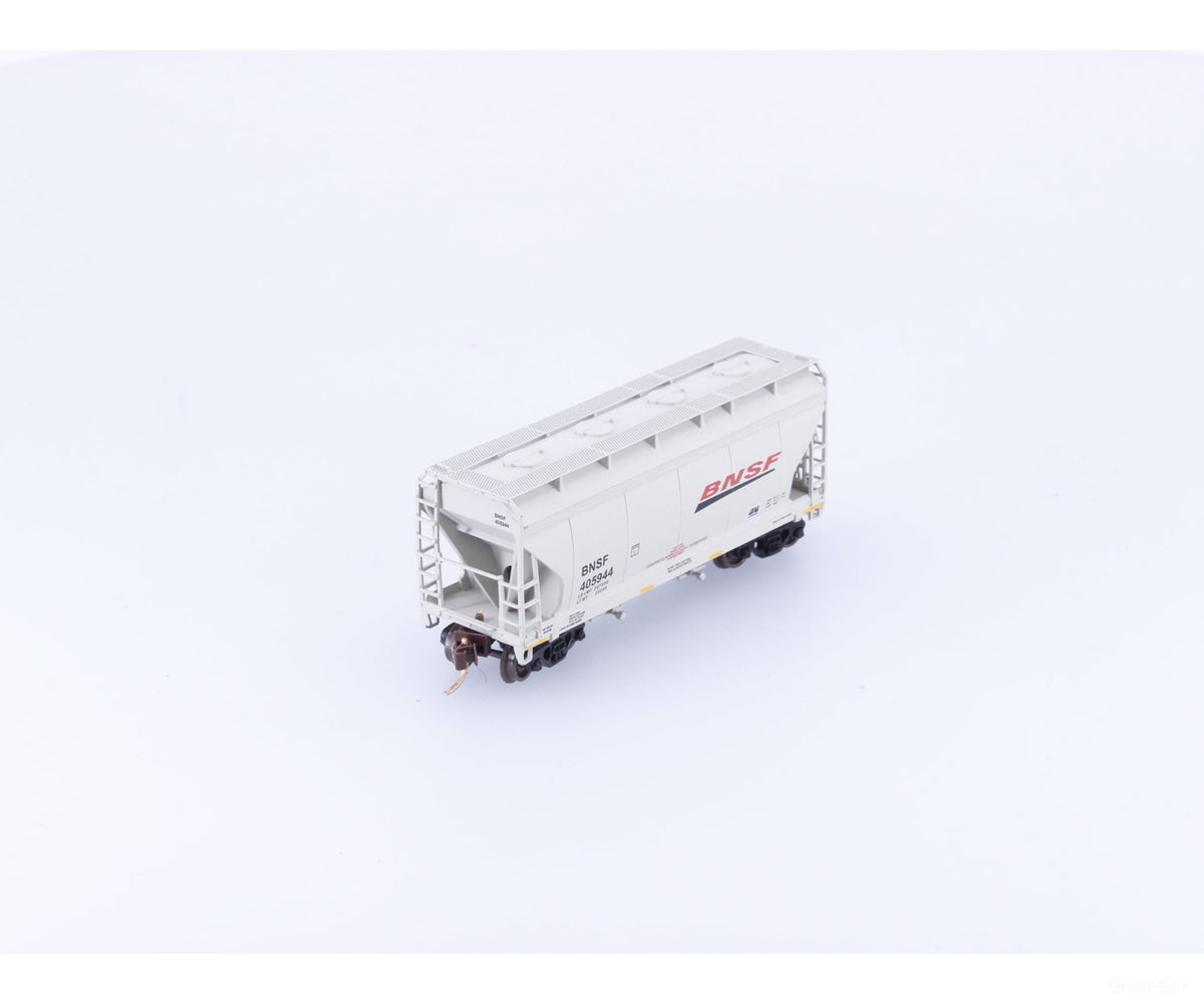 Pacific Western Rail Systems 1163B N 2 Bay Covered Hopper Burlington Northern Santa Fe (BNSF) 405944 - Freight Cars