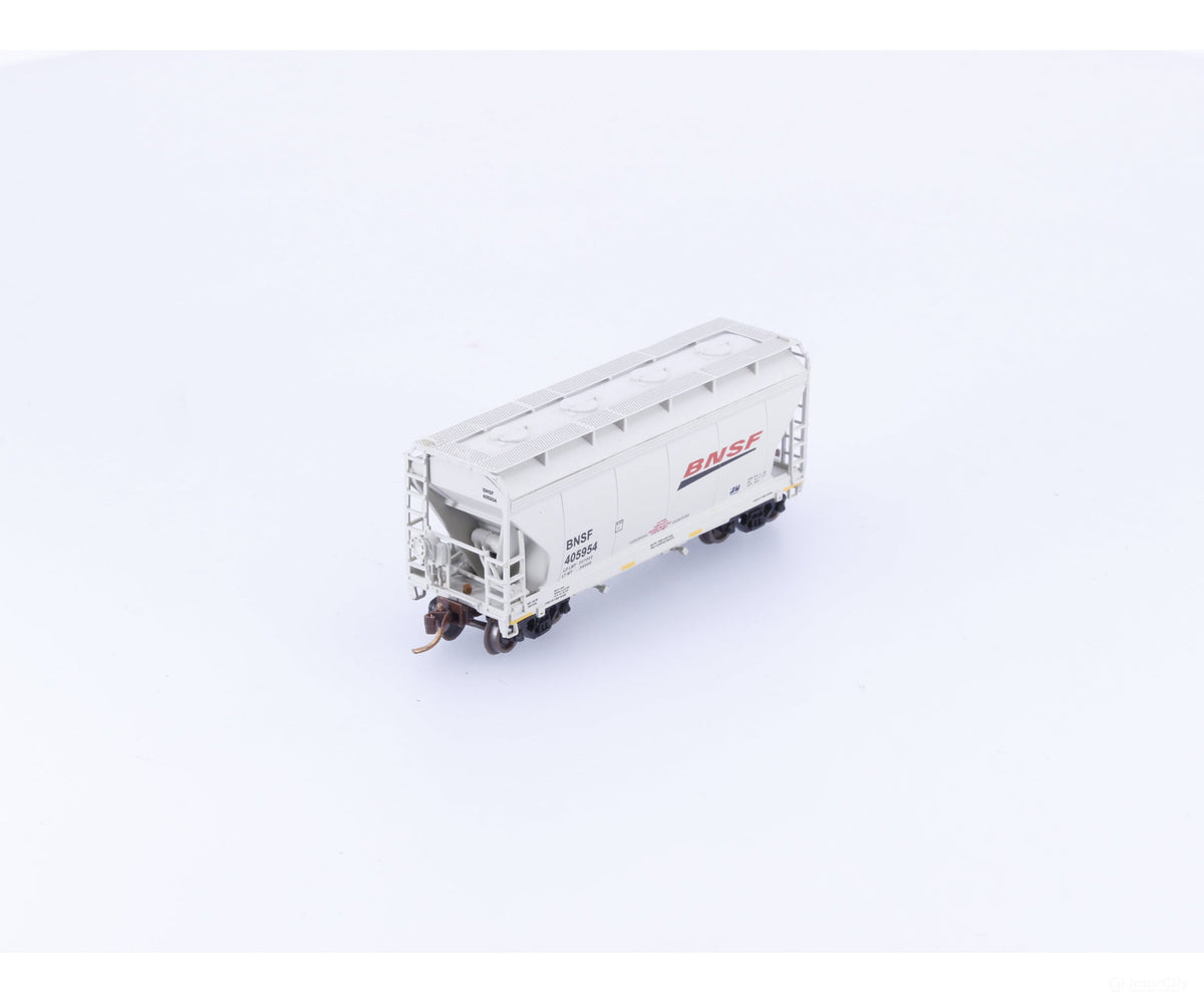 Pacific Western Rail Systems 1163E N 2 Bay Covered Hopper Burlington Northern Santa Fe (BNSF) 405954 - Freight Cars
