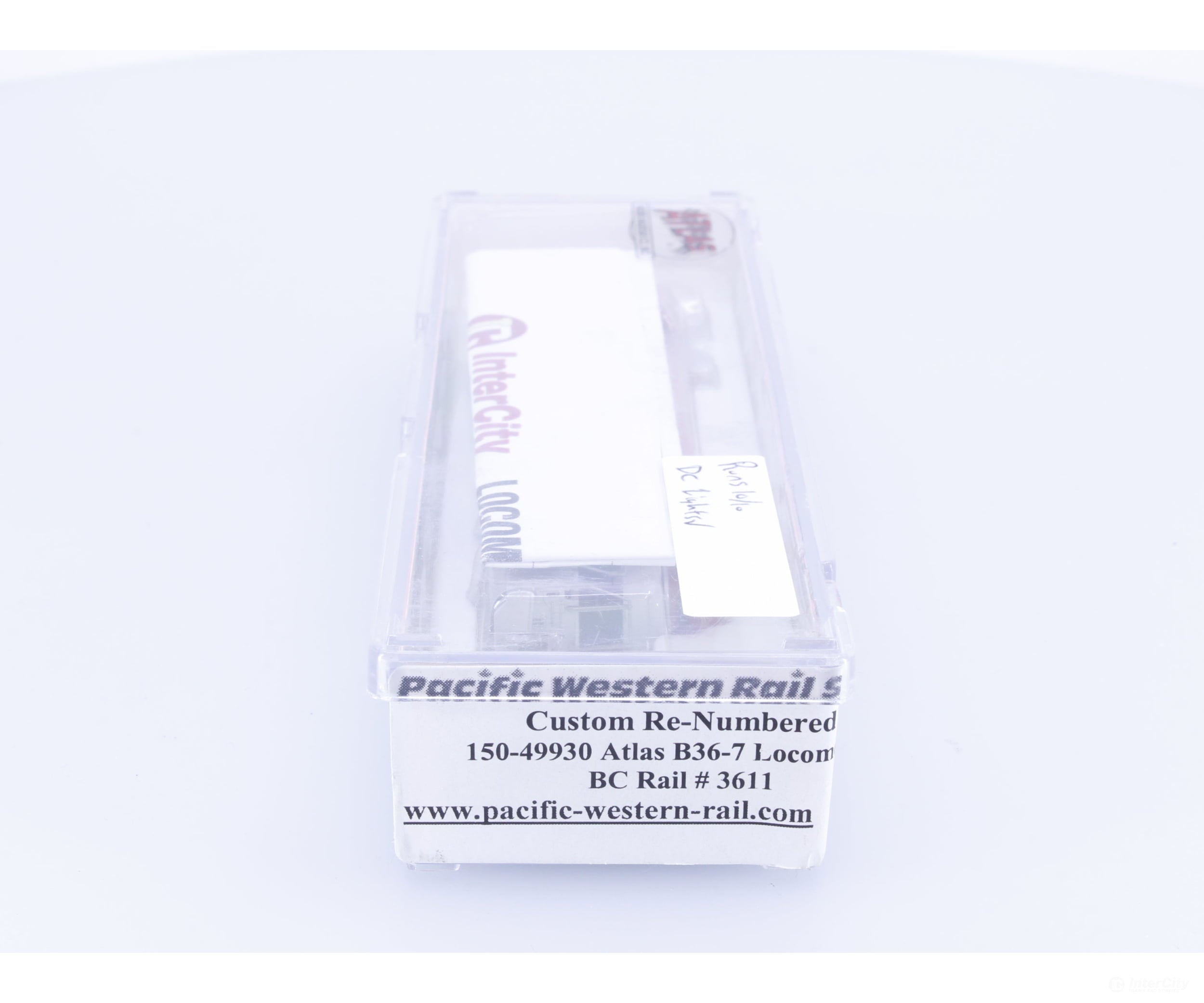 Pacific Western Rail Systems 150-49930 N Atlas B36-7 Diesel Locomotive Custom Re-Numbered BC Rail (BCOL) 3611 DCC Ready