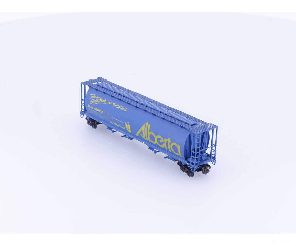 Pacific Western Rail Systems ABTAB N 4 Bay Cylindrical Hopper ’Take a Break’ White Rock Alberta (ALNX) 620395 - Freight