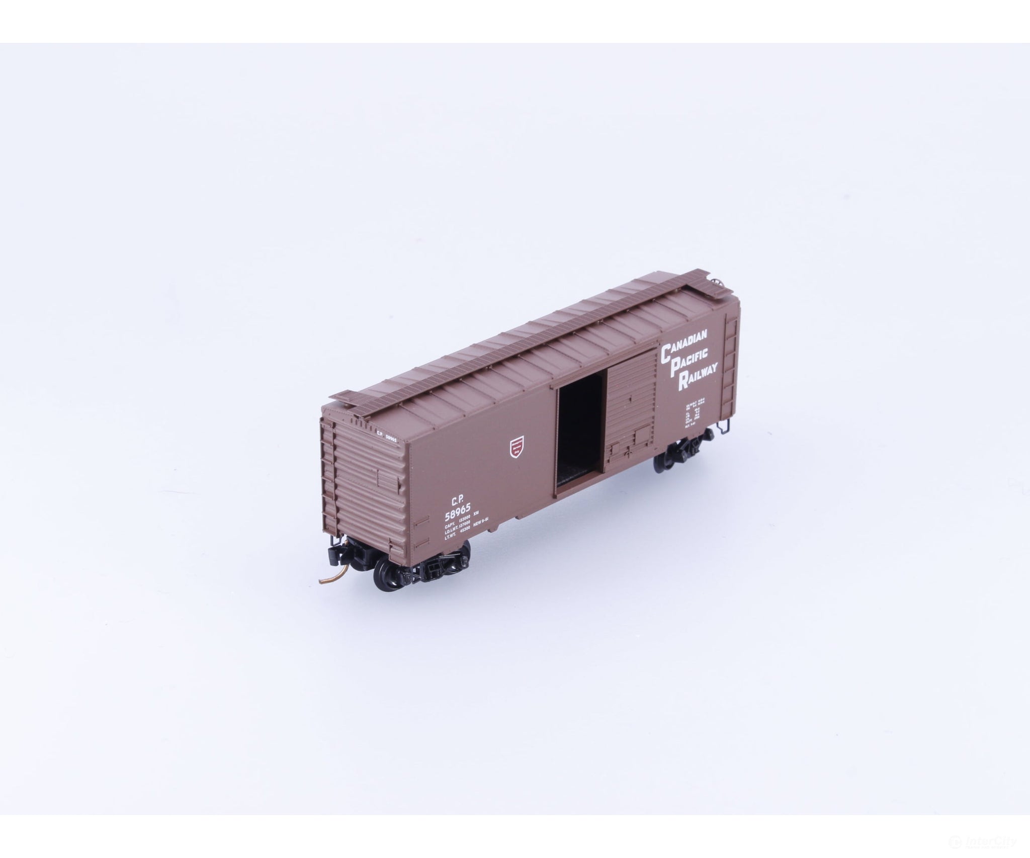 Pacific Western Rail Systems PNS-7 N 40’ Box Car w/ Roof Walk #2 Canadian Pacific (CP) 58965 - Freight Cars