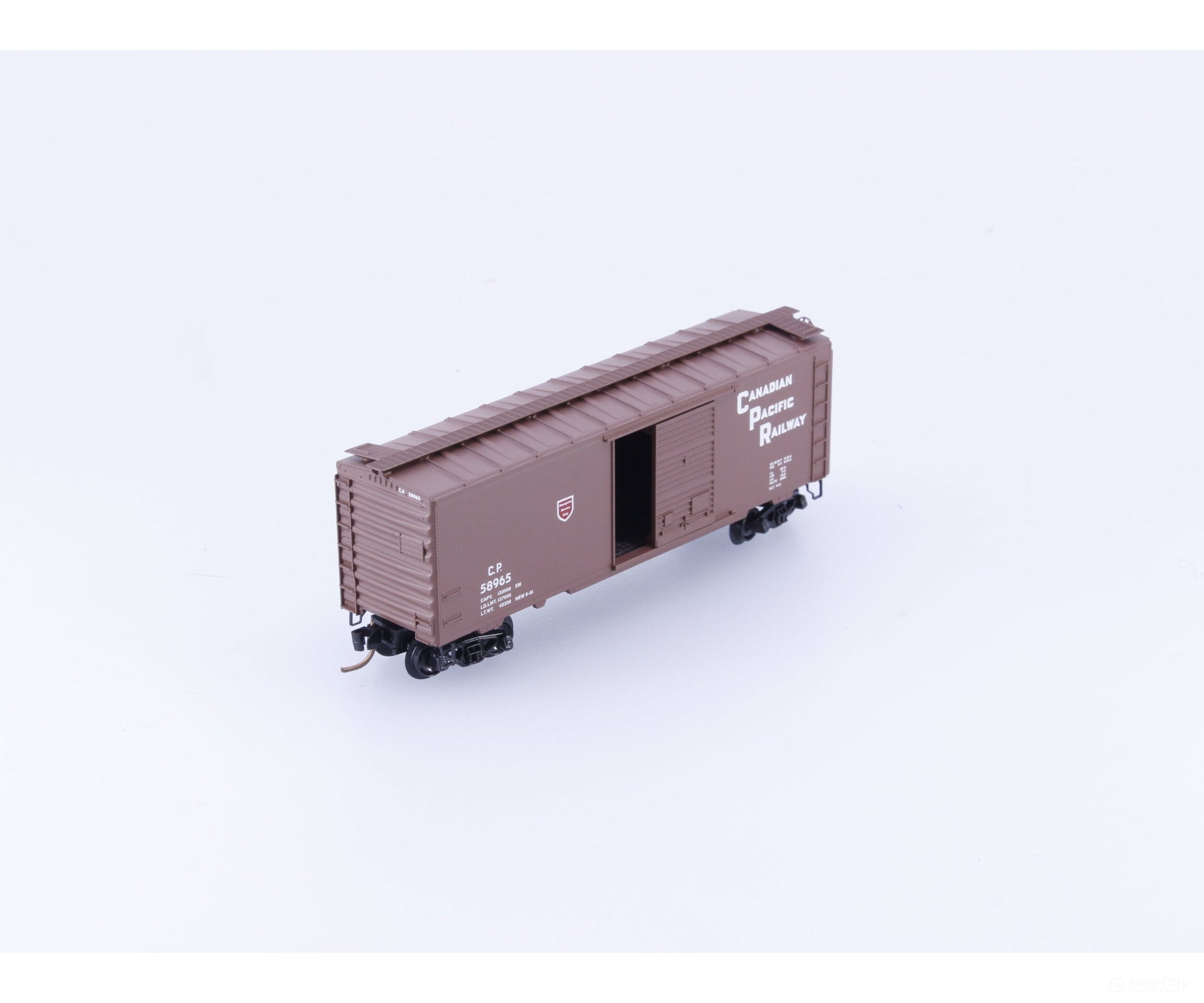 Pacific Western Rail Systems PNS-7 N 40’ Box Car w/ Roof Walk #3 Canadian Pacific (CP) 58965 - Freight Cars