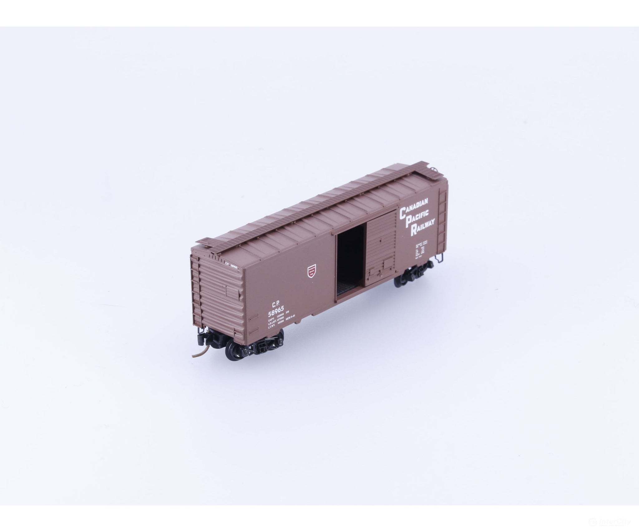 Pacific Western Rail Systems PNS-7 N 40’ Box Car w/ Roof Walk #4 Canadian Pacific (CP) 58965 - Freight Cars