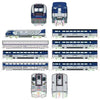 Kato N 1069010S1 Amtrak SC-44 & Amtrak Pacific Surfliner 8 Unit Set w/Pre-Installed DCC + Sound + Lighting