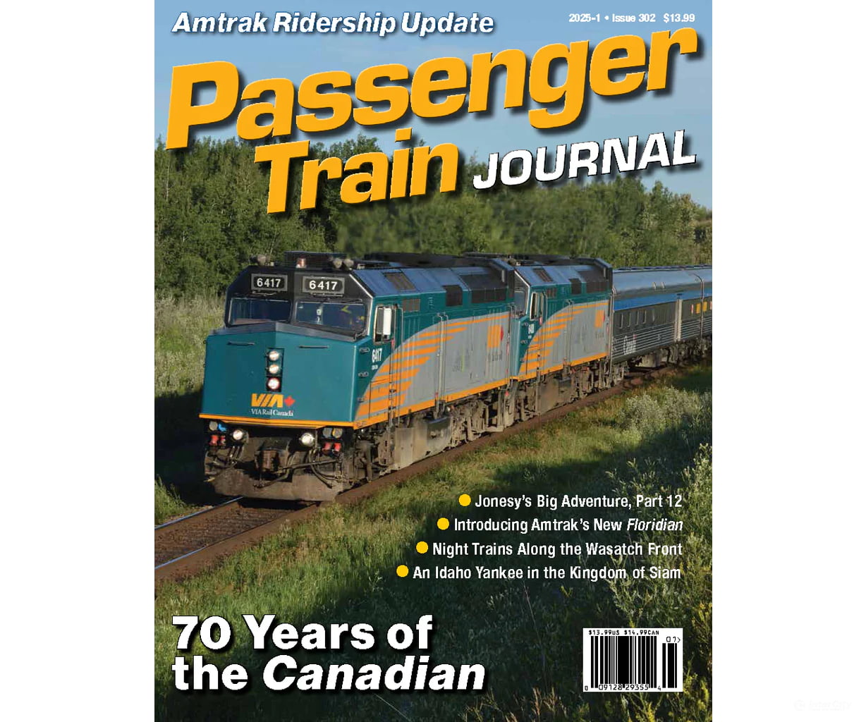 Passenger Train Journal 2025-1 Issue 302 Magazines