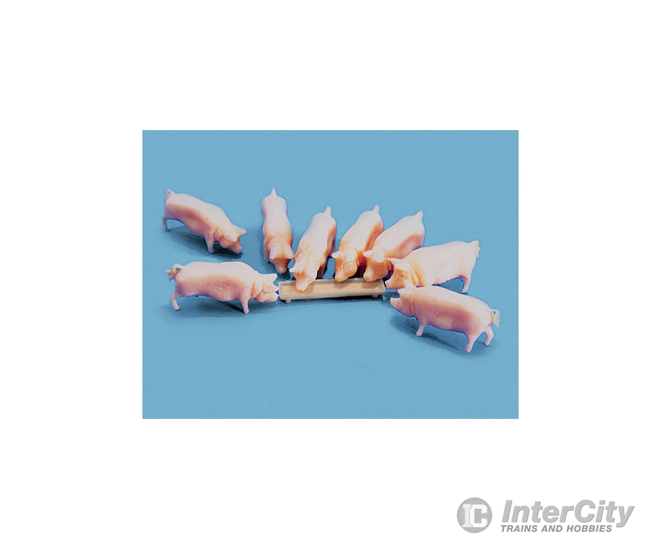 Peco 5108 Pigs And Trough - Pkg(8) Figures