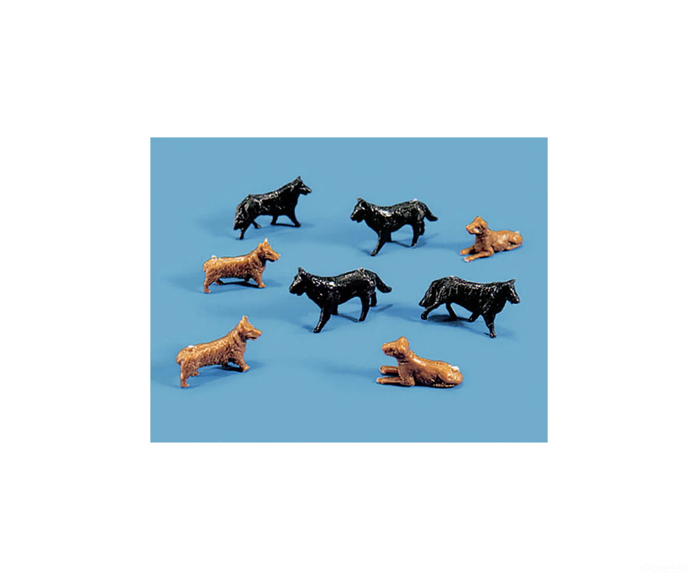 Peco 5102 Dogs - Pkg(8) Figures