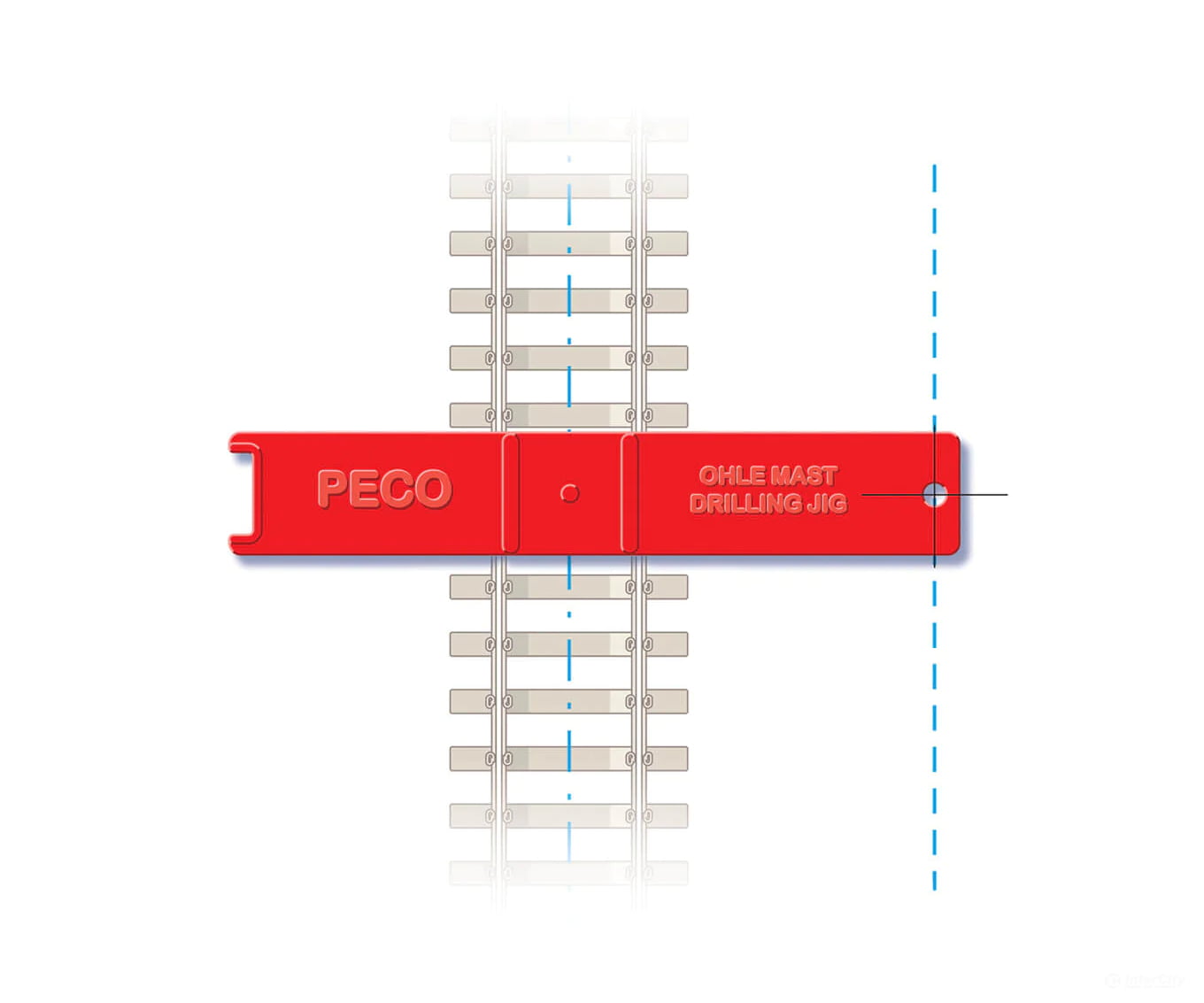 Peco Lc115 Catenary System Mast Installation Jig Track & Turnouts